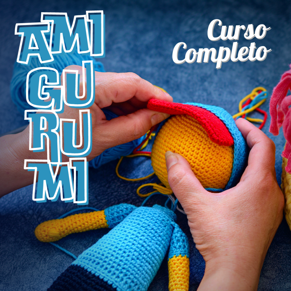 Artesanato - Curso Crochê Amigurumi 100% online, detalhado, passo a passo